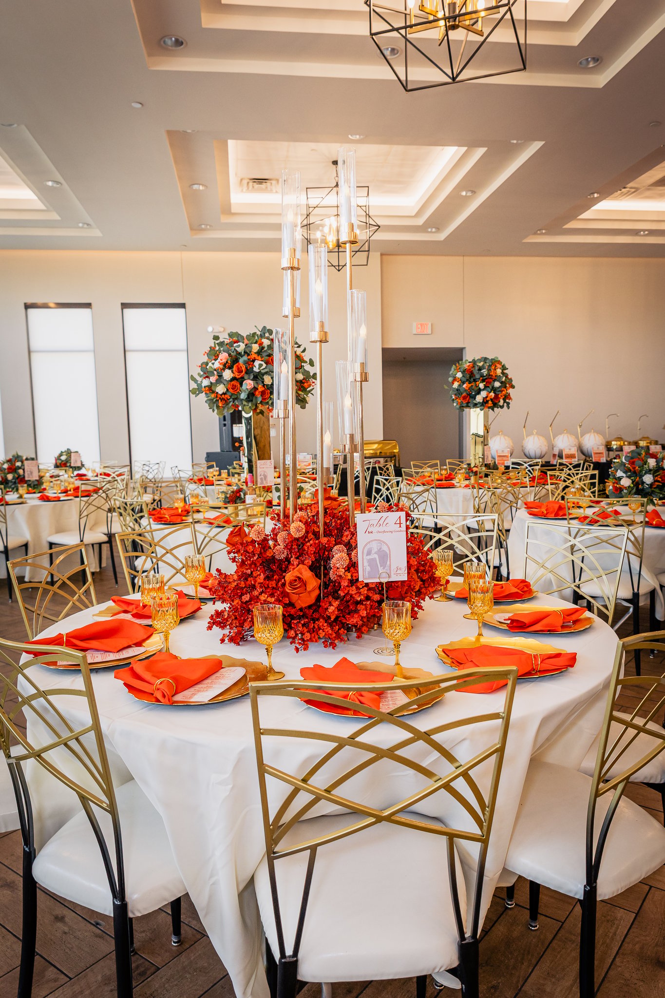 Luxury event styling